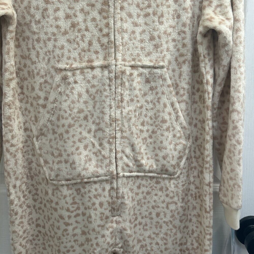 NWT Cat & Jack Girls Union Suit Pajamas XL 14 Off White One Piece Sleepwear - Picture 5 of 16